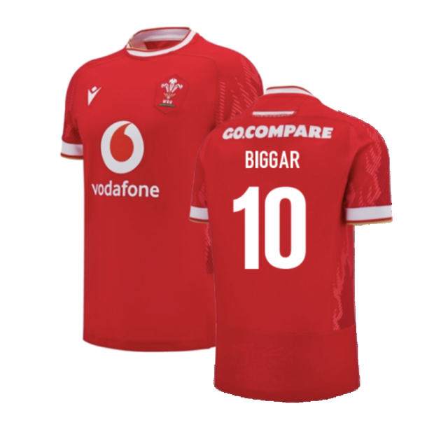 2024-2025 Wales Rugby Home Slim Fit Shirt (Biggar 10)_2