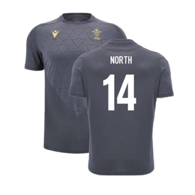2024-2025 Wales Rugby Training Poly Shirt (Anthracite) (North 14)_2