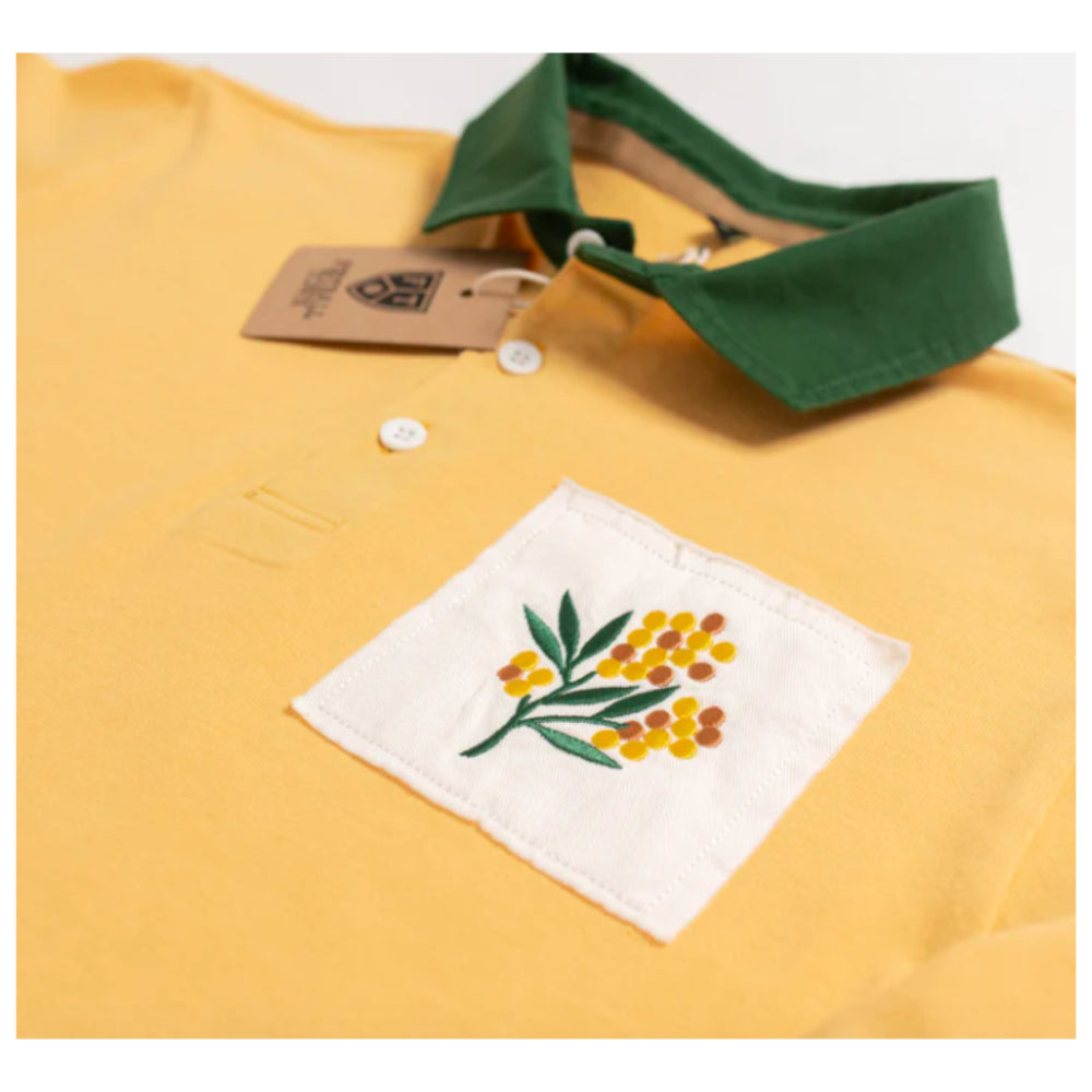 Australia Golden Wattle Retro Rugby Jersey_1
