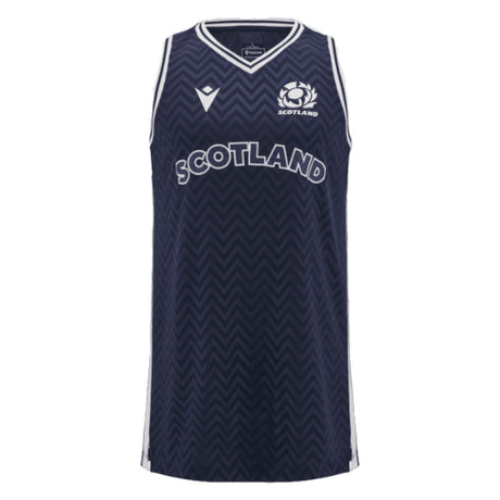 2024-2025 Scotland Rugby Basketball Singlet (Navy) - Kids_1