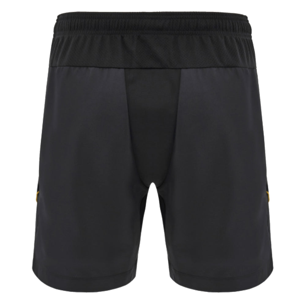 2024-2025 Wales Rugby Training Micro Bermuda Shorts (Black)_1