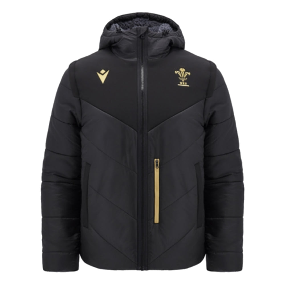 2024-2025 Wales Rugby Bomber Jacket (Black)_3
