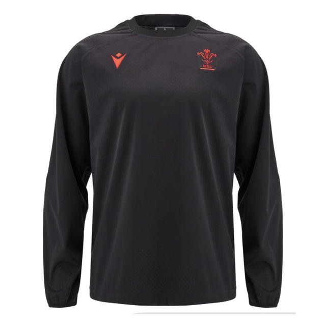 2024-2025 Wales Rugby Contact Training Top (Black)_1