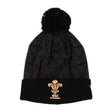 2024-2025 Wales Rugby Pom Pom Beanie (Black)_1