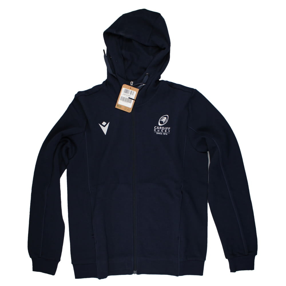 2024-2025 Cardiff Rugby Travel Full Zip Hoodie (Navy)_1