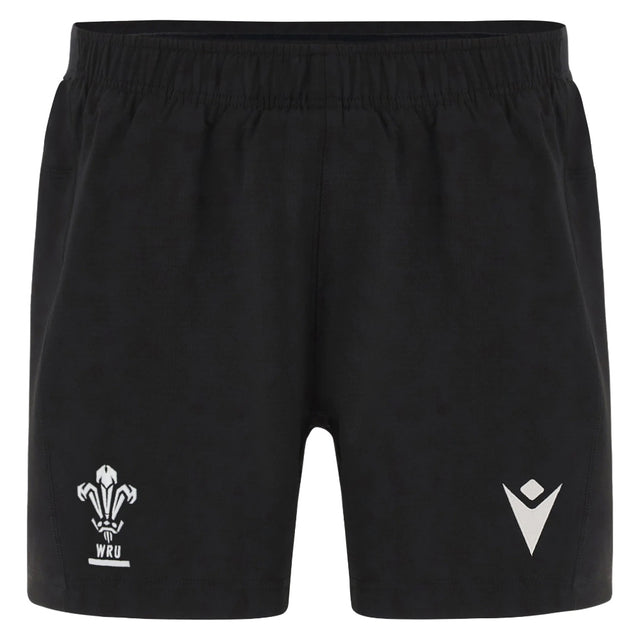 2025-2026 Wales Rugby Training Shorts (Black)_3