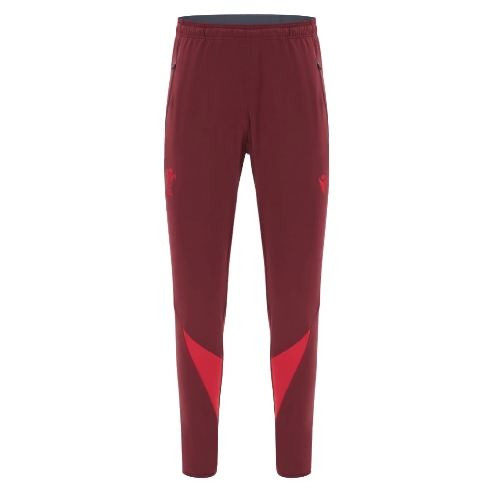 2025-2026 Wales WRU Training Player Pants (Deep Red)_3