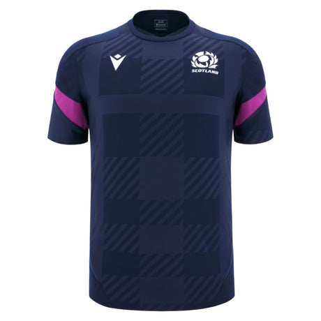 2025-2026 Scotland Rugby Training Poly Shirt (Navy) - Kids_3