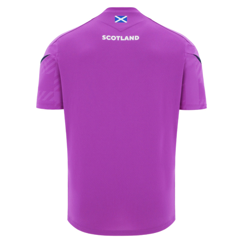 2025-2026 Scotland Rugby Training Poly Shirt (Purple) - Kids_1
