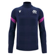 2025-2026 Scotland Rugby 1/4 Zip Training Top (Navy) - Kids_0
