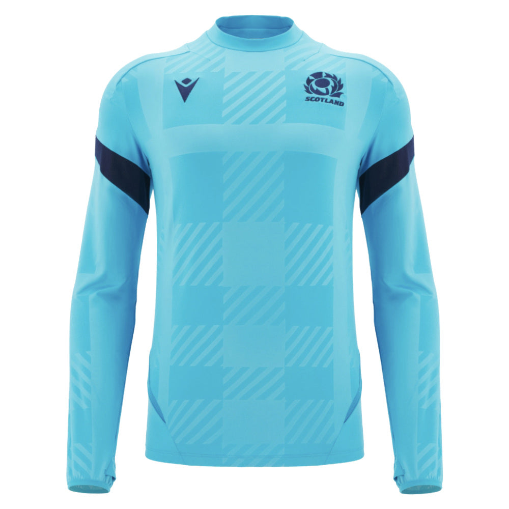 2025-2026 Scotland Rugby Training Sweatshirt (Sky)_0