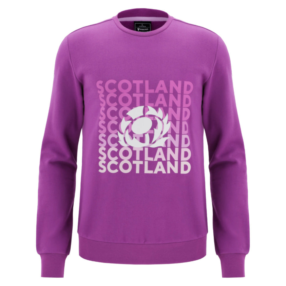 2025-2026 Scotland Rugby Leisure Sweatshirt (Purple)_0