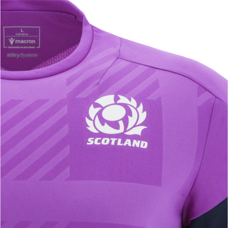 2025-2026 Scotland Rugby Training Poly Shirt (Purple)_1