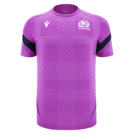 2025-2026 Scotland Rugby Training Poly Shirt (Purple)_0
