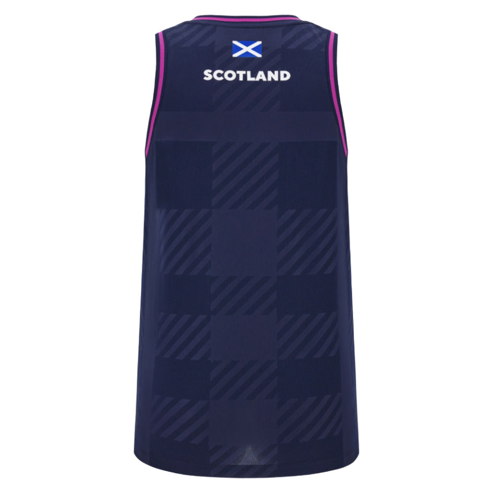 2025-2026 Scotland Rugby Training Singlet (Navy) - Womens_1
