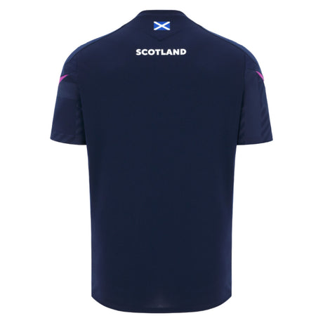 2025-2026 Scotland Rugby Training Poly Shirt (Navy)_1