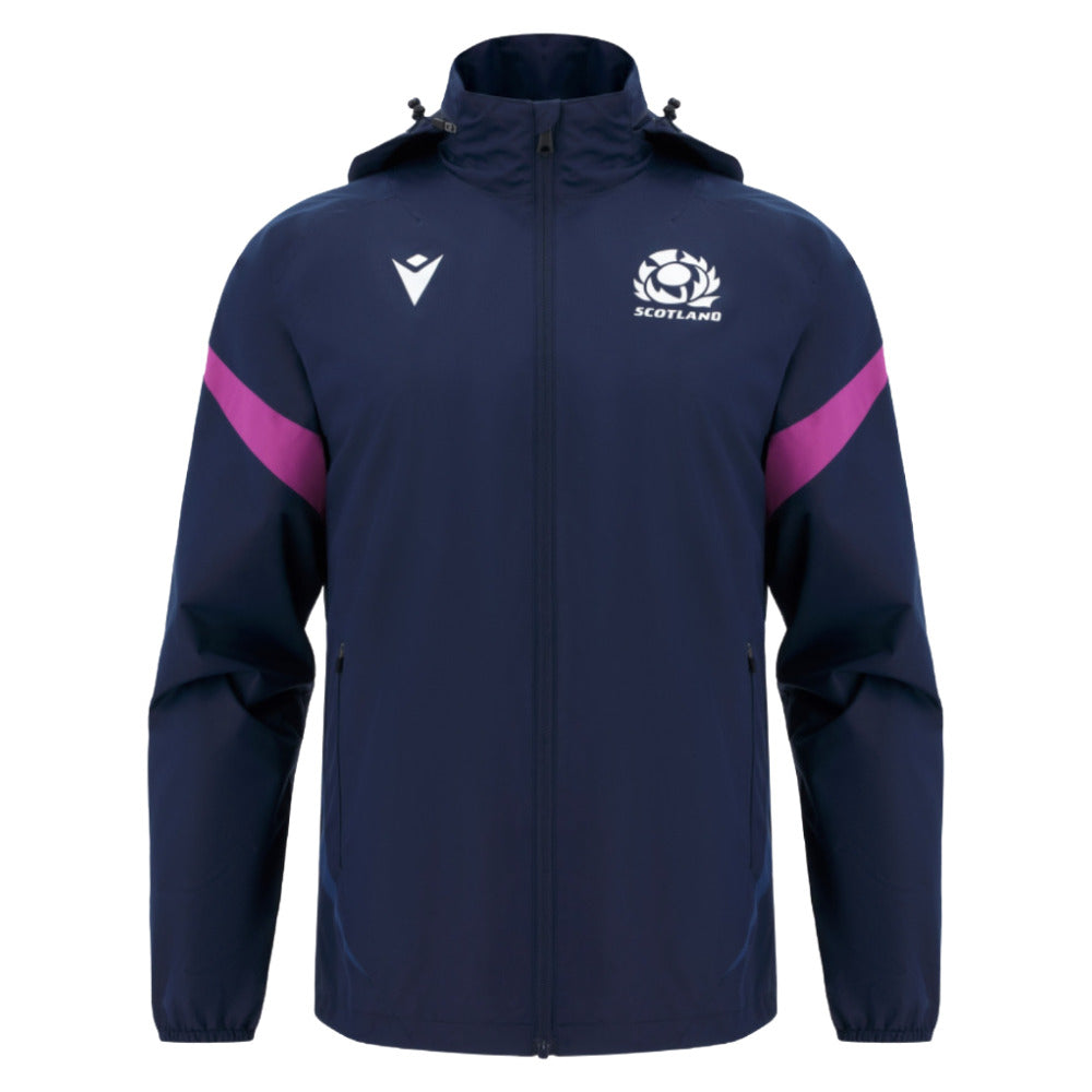 2025-2026 Scotland Rugby Rain Jacket (Navy) - Kids_0