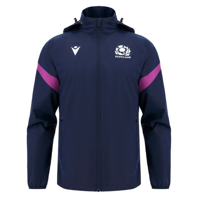 2025-2026 Scotland Rugby Rain Jacket (Navy) - Kids_0