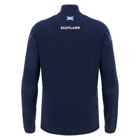 2025-2026 Scotland Rugby 1/4 Zip Training Top (Navy)_2