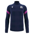 2025-2026 Scotland Rugby 1/4 Zip Training Top (Navy)_0