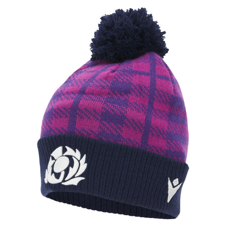 2025-2026 Scotland Rugby Pom Pom Beanie (Purple)_0