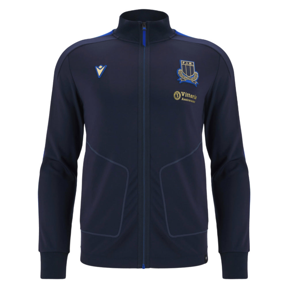 2025-2026 Italy Rugby Anthem Jacket (Navy)_0
