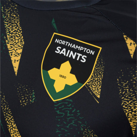 2025-2026 Northampton Saints Warm Up Shirt (Black)_1