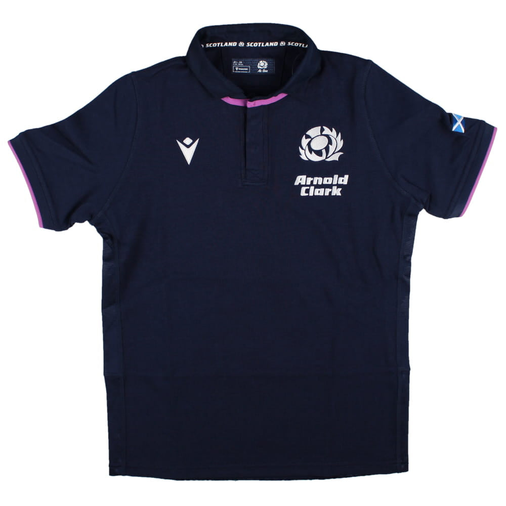 2025-2026 Scotland Home Cotton Rugby Shirt (Kids)_0