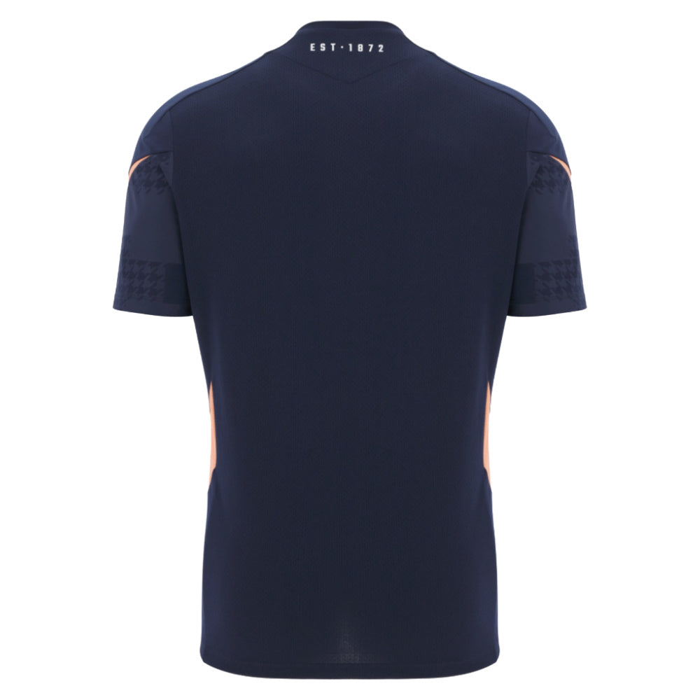 2025-2026 Edinburgh Rugby Training Poly Shirt (Navy) (Your Name)_1