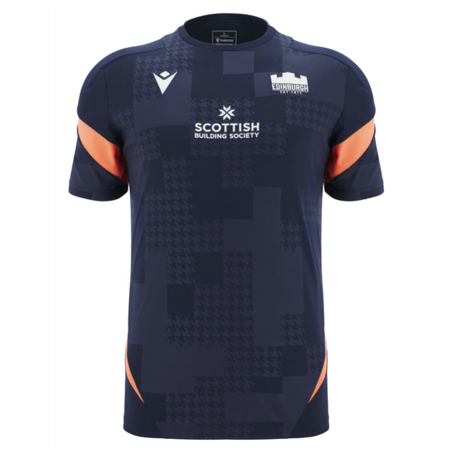 2025-2026 Edinburgh Rugby Training Poly Shirt (Navy)_0
