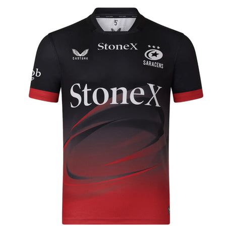 2025-2026 Saracens Home Rugby Shirt (Your Name)_2