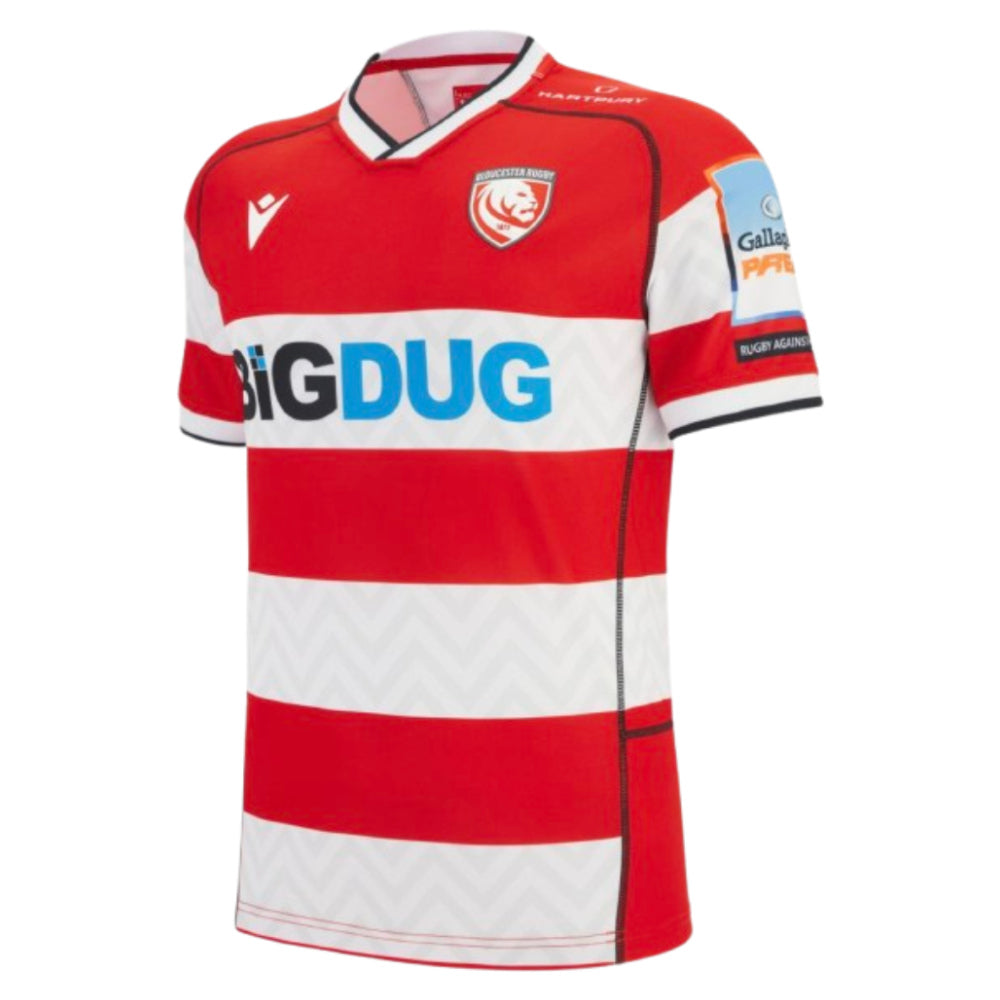 2025-2026 Gloucester Rugby Poly Home Shirt (Your Name)_2