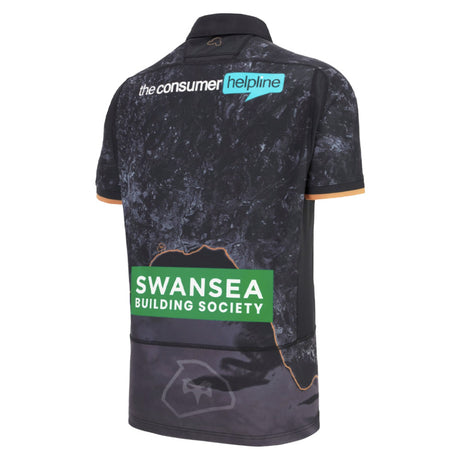 2025-2026 Ospreys Home Poly Replica Rugby Shirt (Your Name)_1