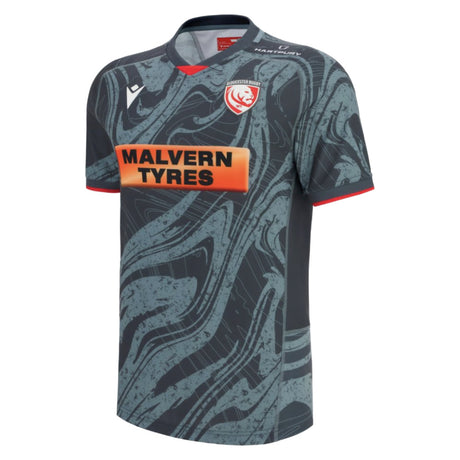 2025-2026 Gloucester Rugby Euro Replica Shirt (Your Name)_2