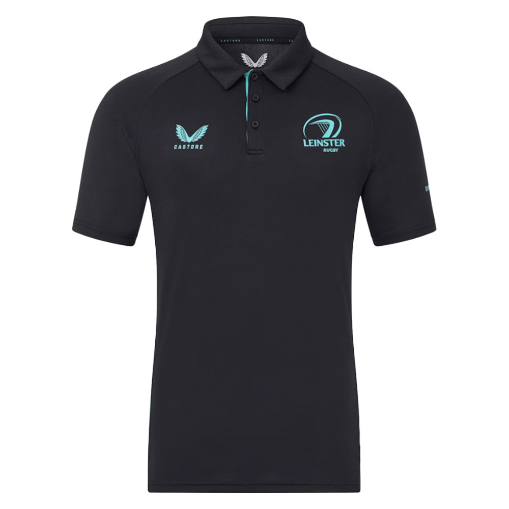 2025-2026 Leinster Rugby Presentation Polo Shirt (Graphite)_0