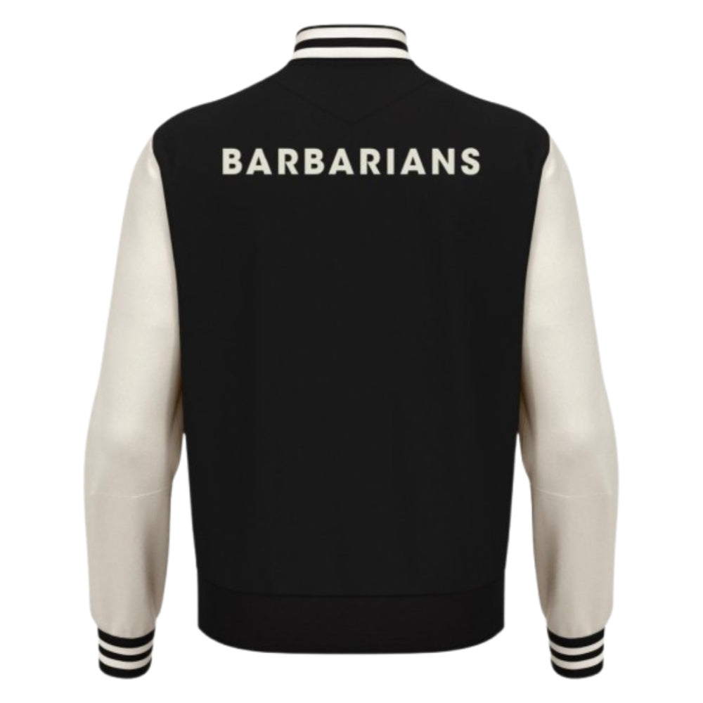 2025-2026 Barbarians Rugby Warm Up Jacket (Black)_2