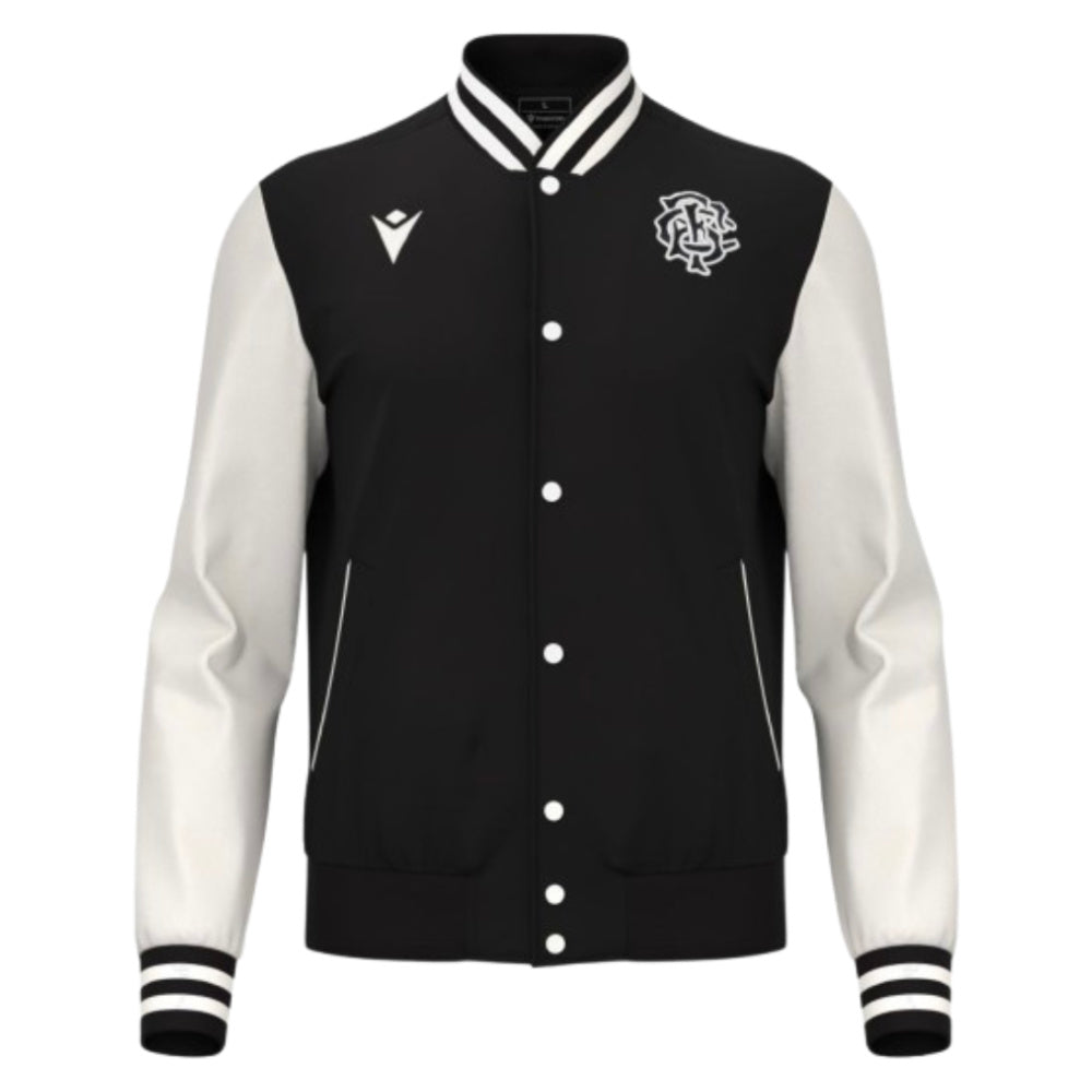 2025-2026 Barbarians Rugby Warm Up Jacket (Black)_0