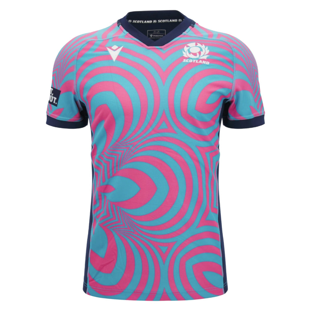 2026-2027 Scotland Rugby Training Jersey (Neon) (Your Name)_2