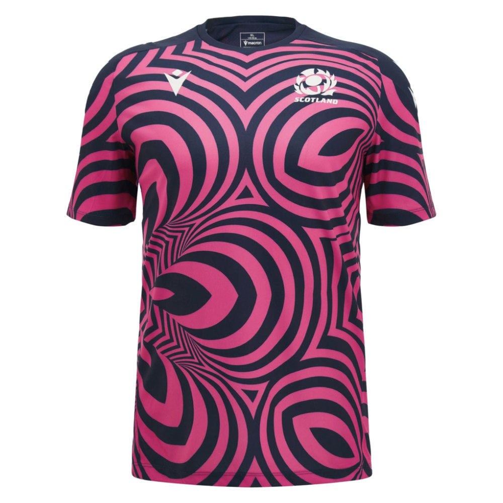 2026-2027 Scotland Rugby Warm Up Shirt (Pink) (Your Name)_2