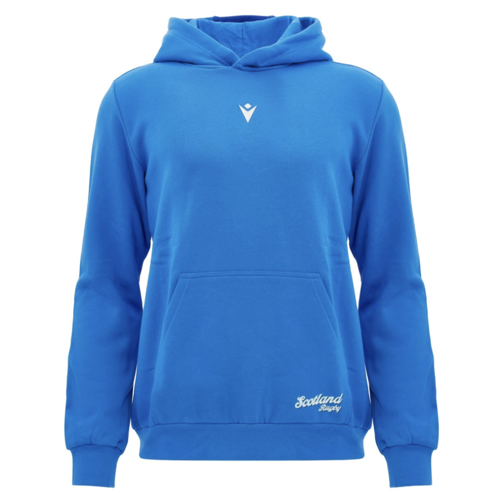 2026-2027 Scotland Rugby Cotton Hoodie (Blue) - Kids_0