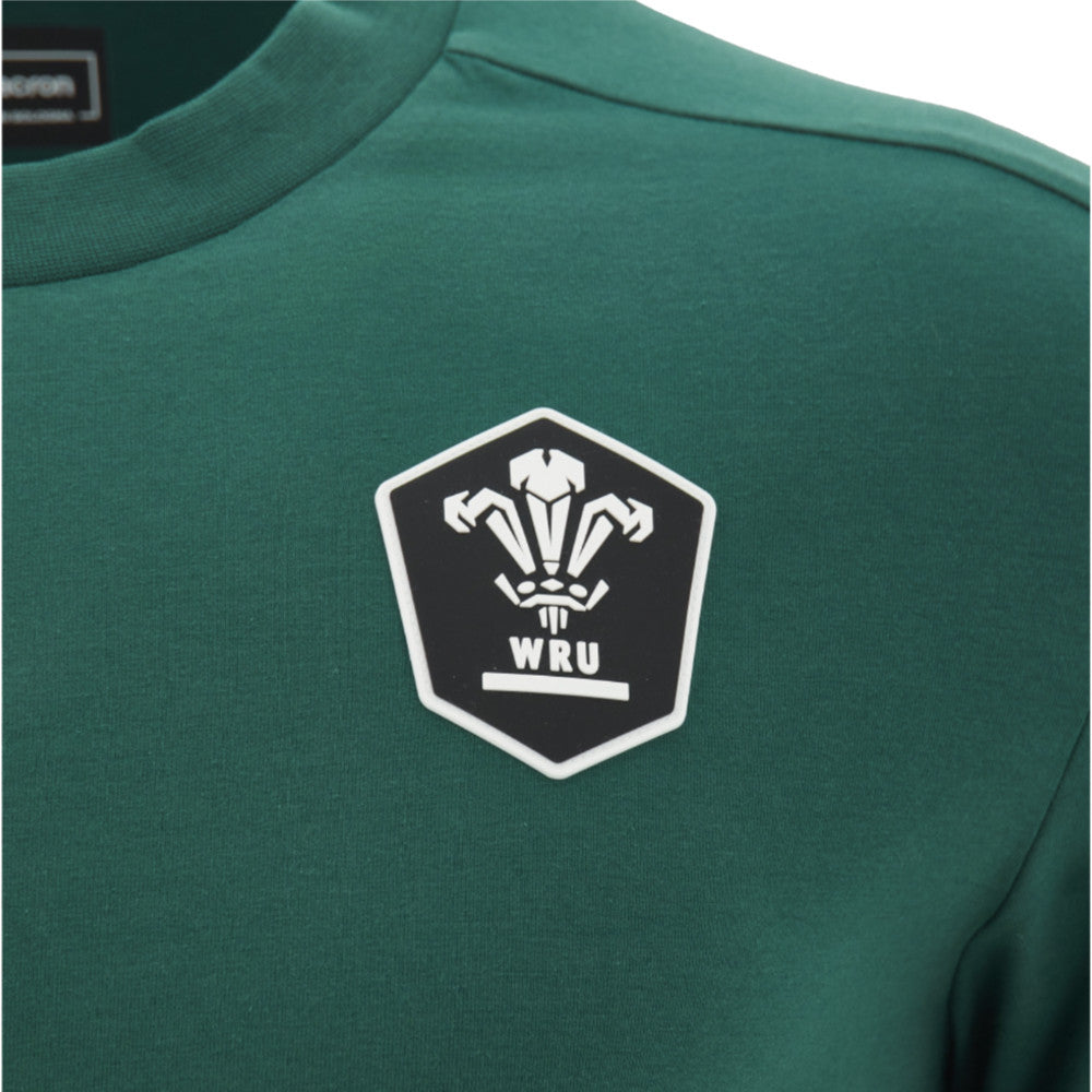 2026-2027 Wales WRU Athleisure Player Travel Tee (Green)_2