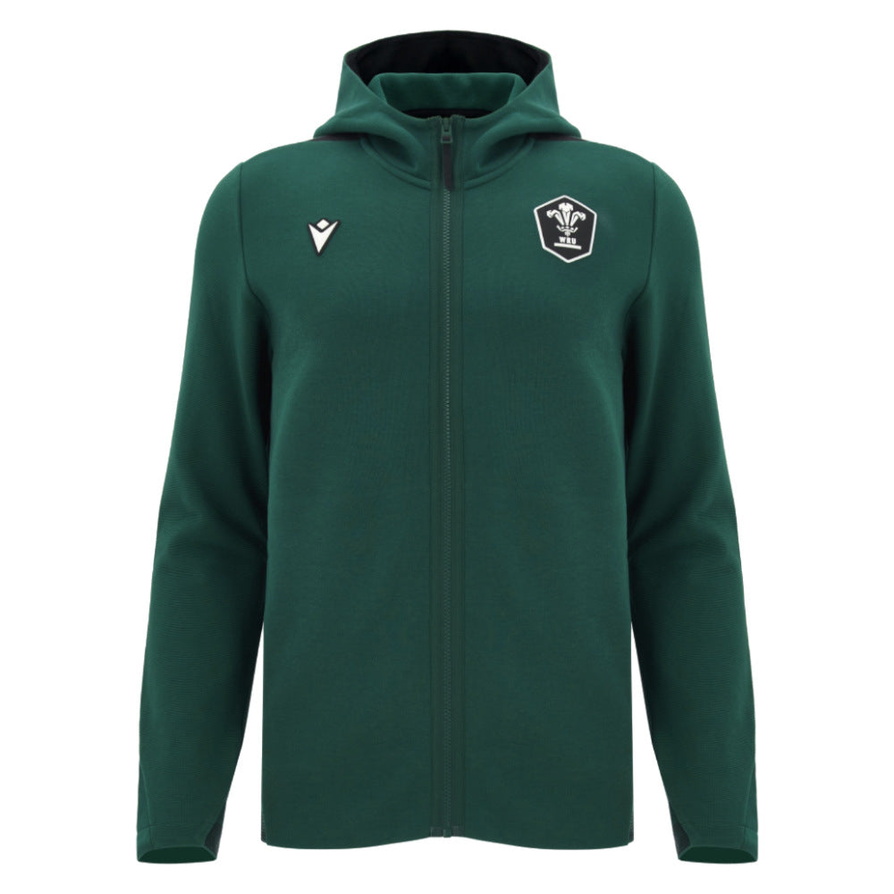 2026-2027 Wales WRU Rugby Ath Full Zip Hoodie (Green)_0