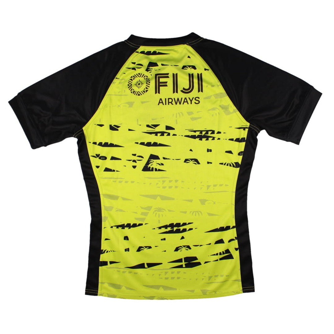 2026-2027 Fiji Rugby Training Shirt (Lime/Black)_1