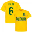 South Africa Rugby Team Kolisi 6 T-shirt - Yellow_2