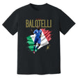 Mario Balotelli Italy Celebration T-Shirt (Black)_0