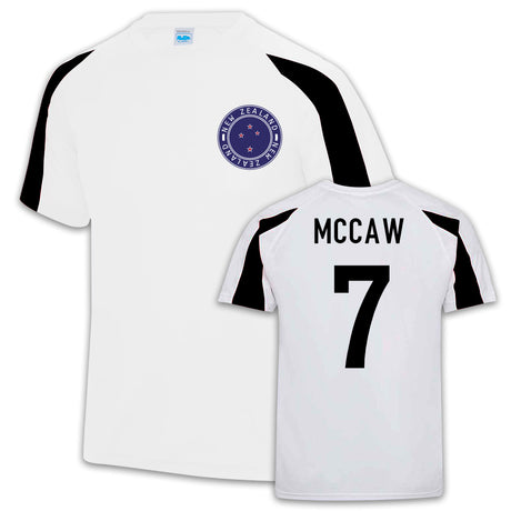 McCaw New Zealand Rugby Sports Training Jersey (White)_0