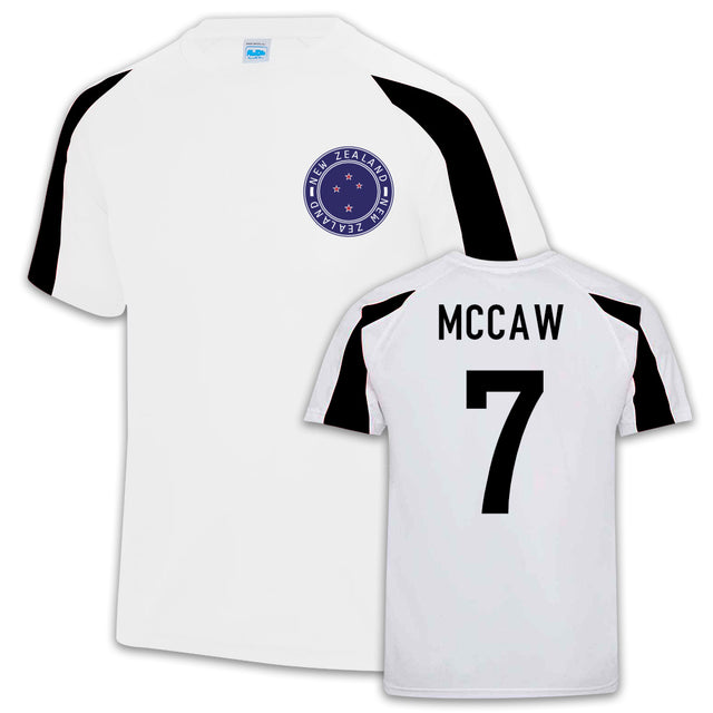 McCaw New Zealand Rugby Sports Training Jersey (White)_0