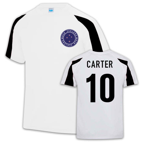 Carter New Zealand Rugby Sports Training Jersey (White)_0