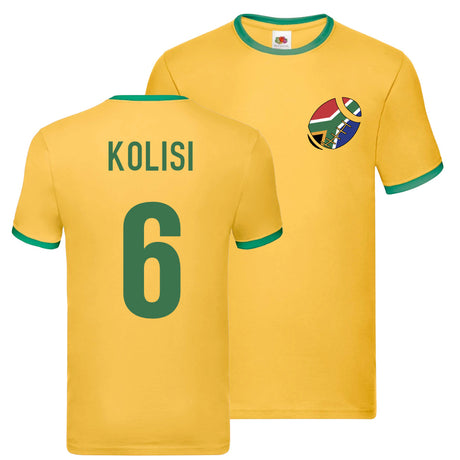 Siya Kolisi South Africa Rugby Ringer T-Shirt_0