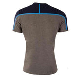 2018-2019 Scotland Macron Rugby Travel Polycotton T-Shirt (Charcoal) - Kids_1